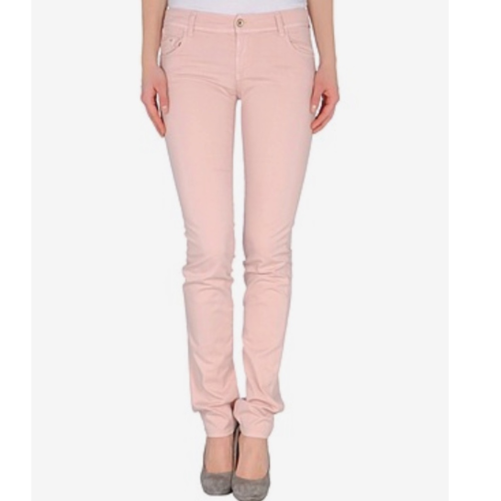 Womens ARMANI JEANS Lightweight  Denim Skinny 27 PINK light